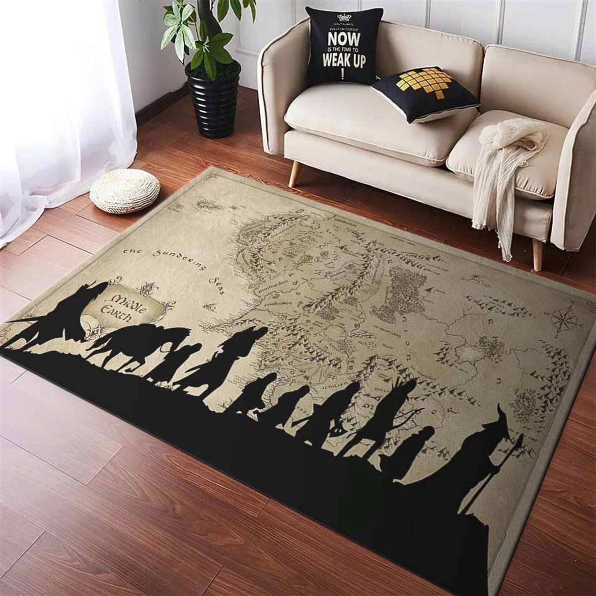 Tapis Herr le Ringe Reise