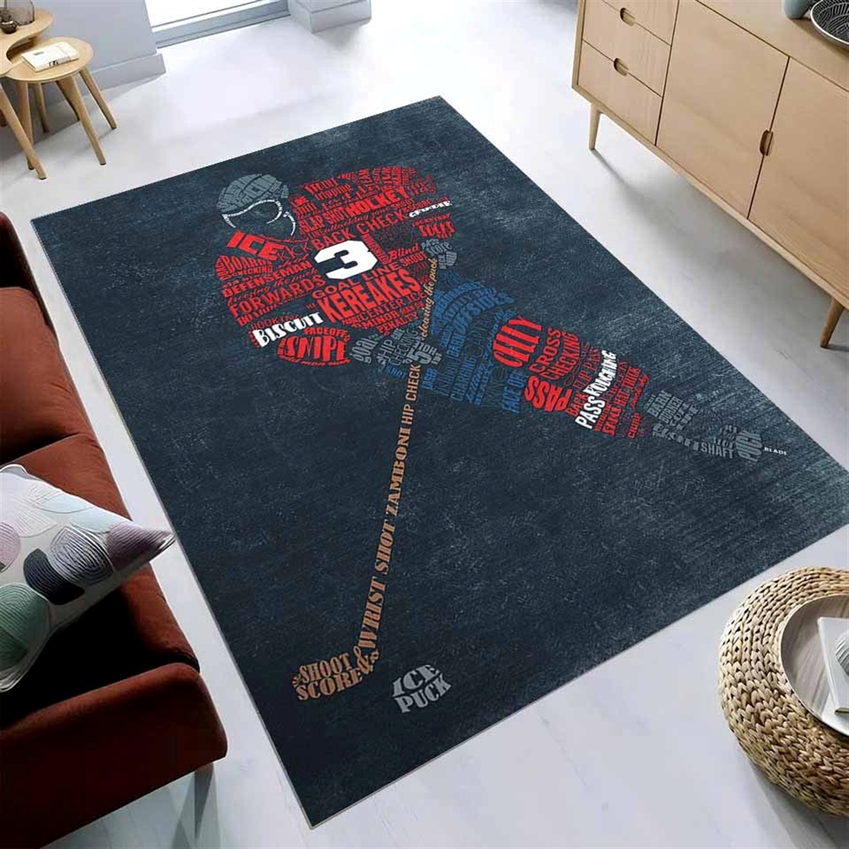 Tapis Hockey Bl200839r