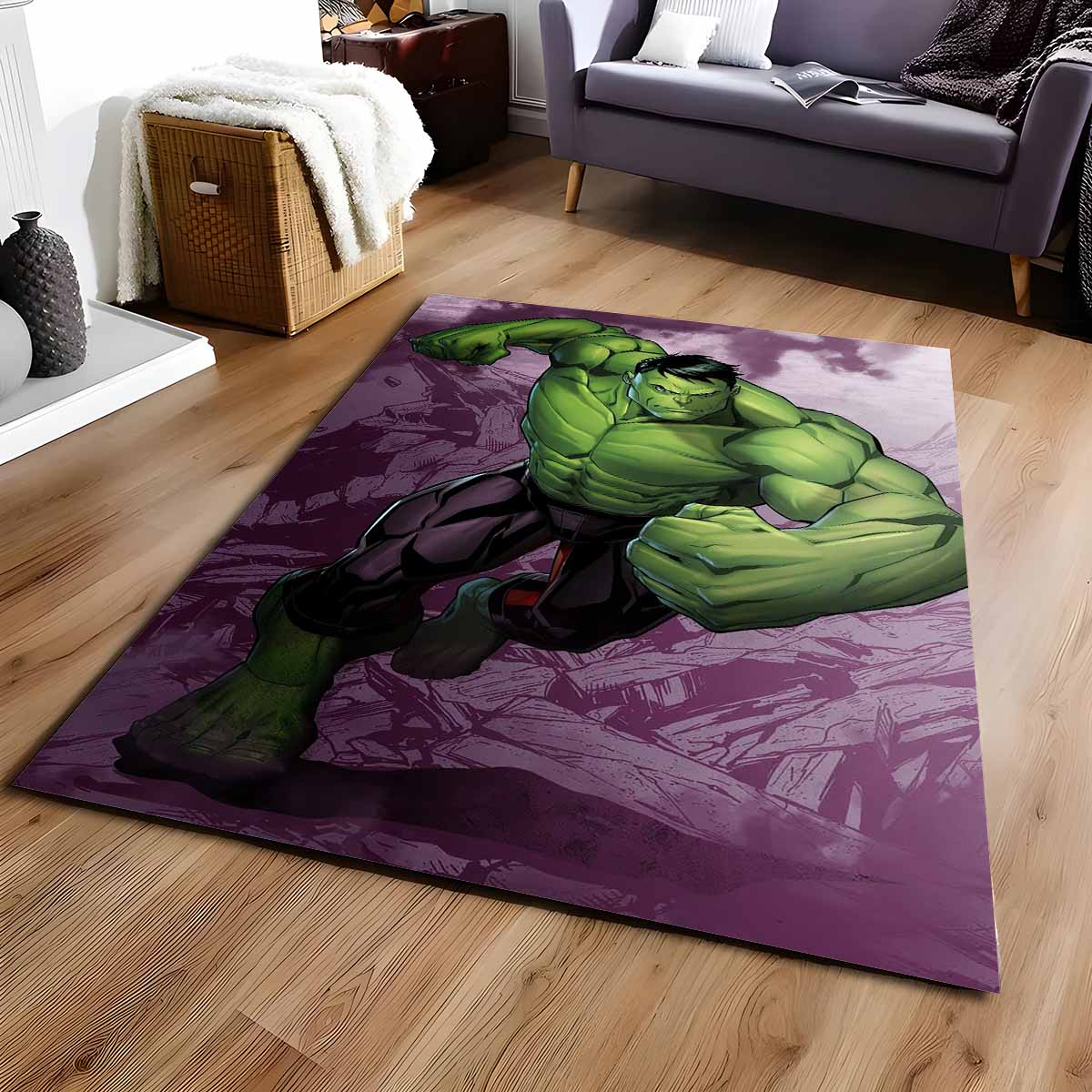 Tapis Hulk Avenger Marvel 1001