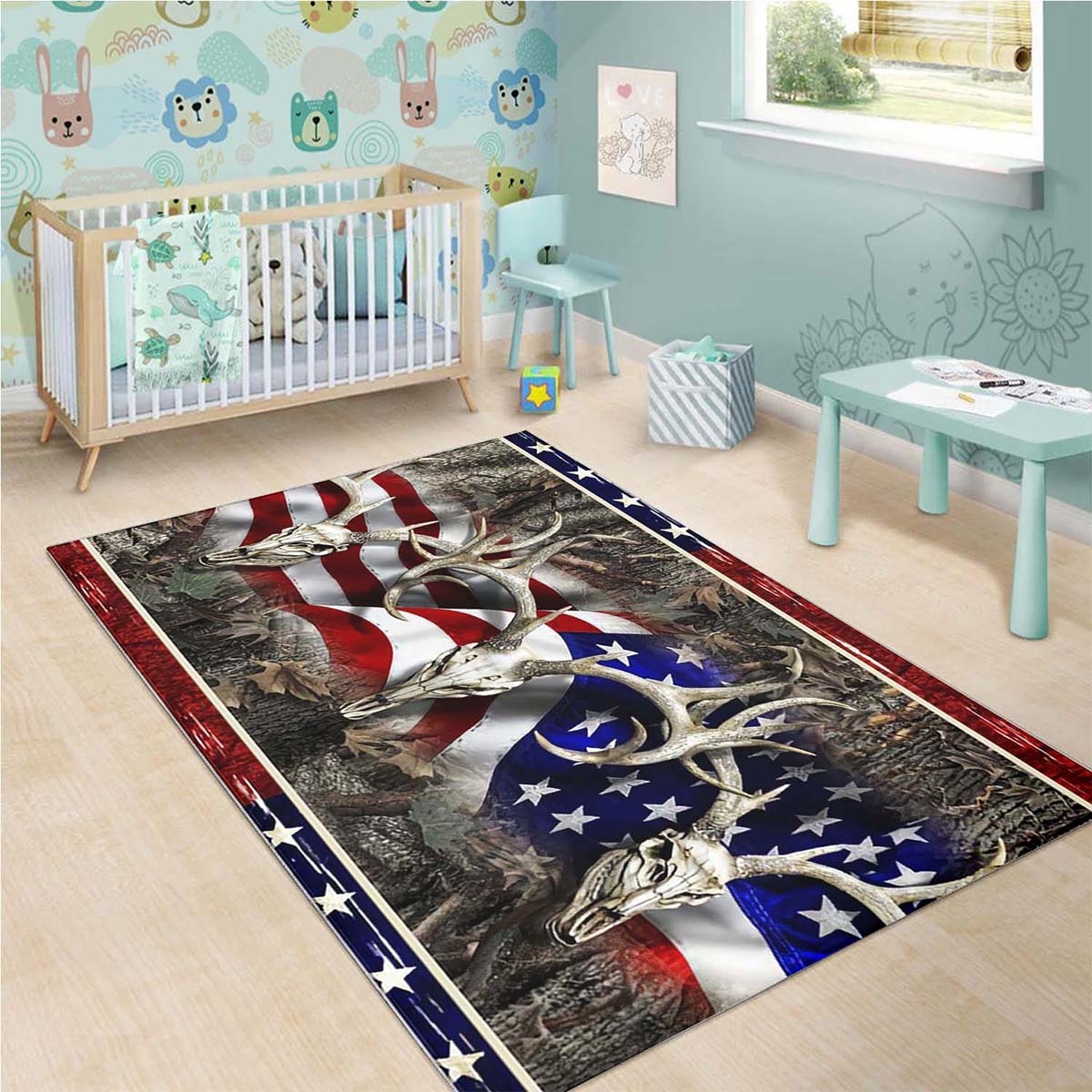 Tapis Hunting Deer