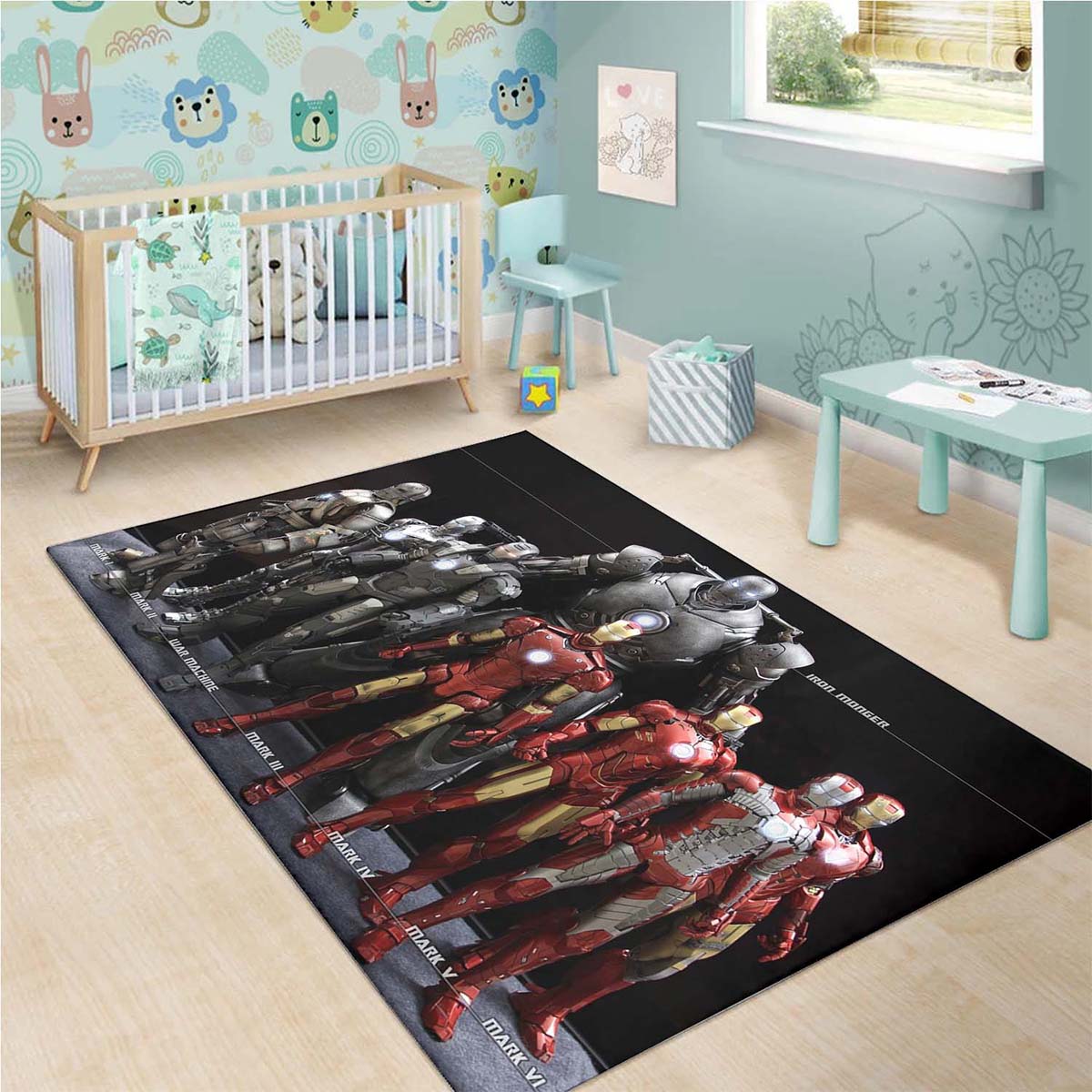 Tapis Iron Man Avengers Marvel 1 – Image 3