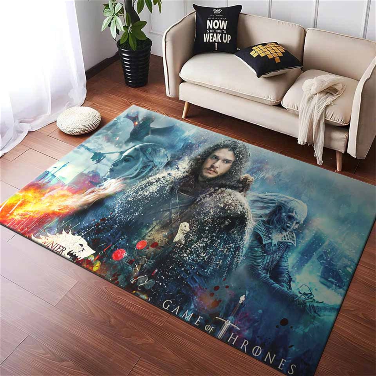 Tapis Jon Snow Game Of Thrones