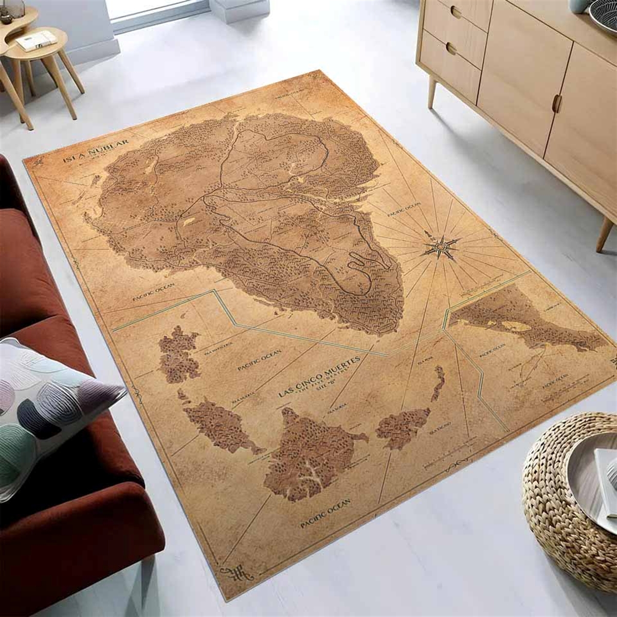 Tapis Jurassic Park Map 2