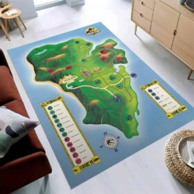 Tapis Jurassic Park Map