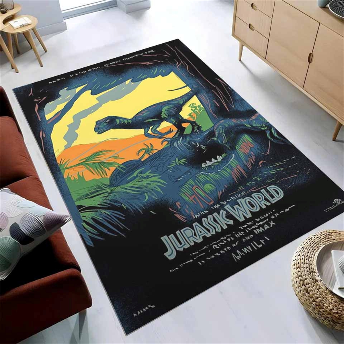 Tapis Jurassic World