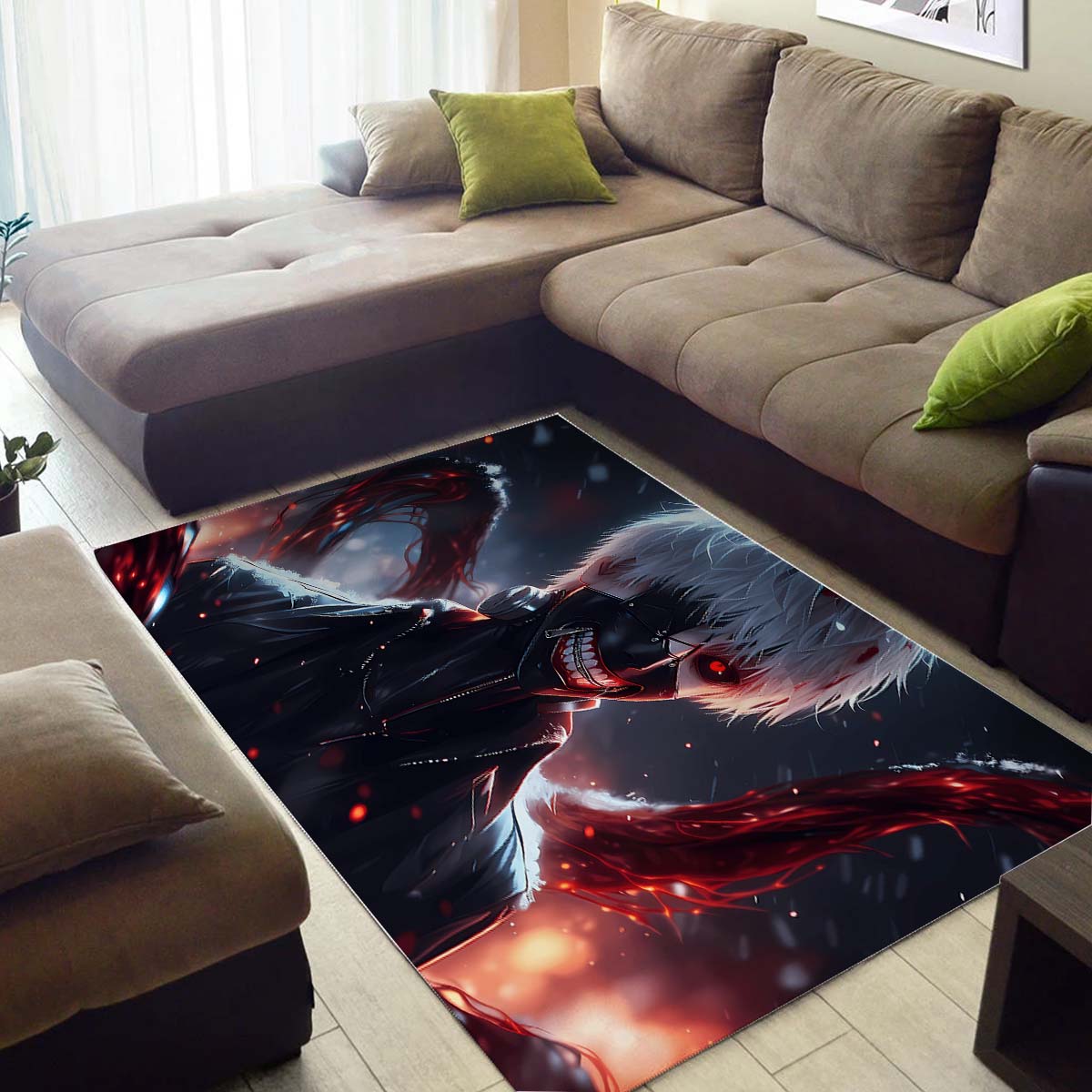 Tapis Ken Kaneki Ai Art – Image 3