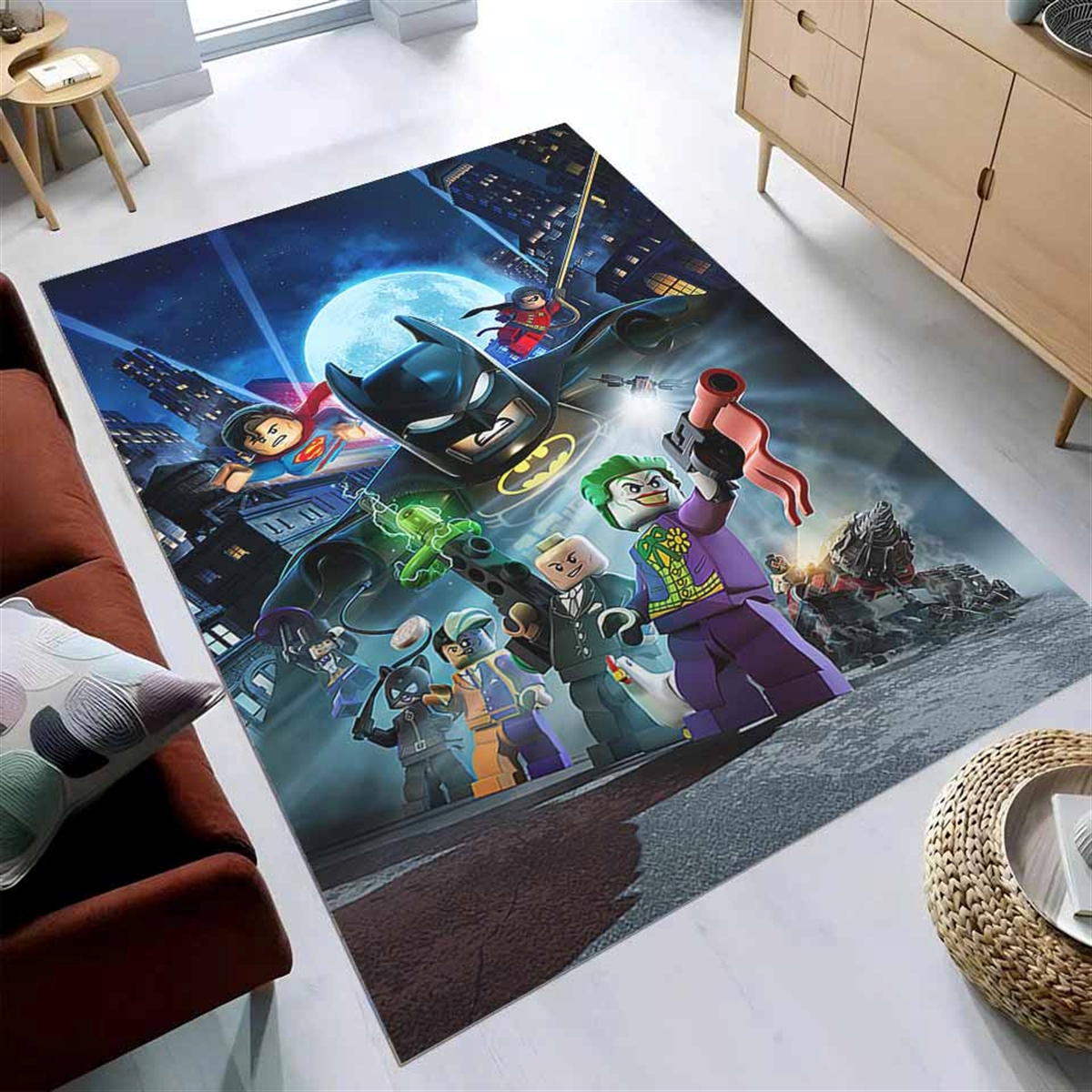Tapis Lego The Batman Superheros Movies