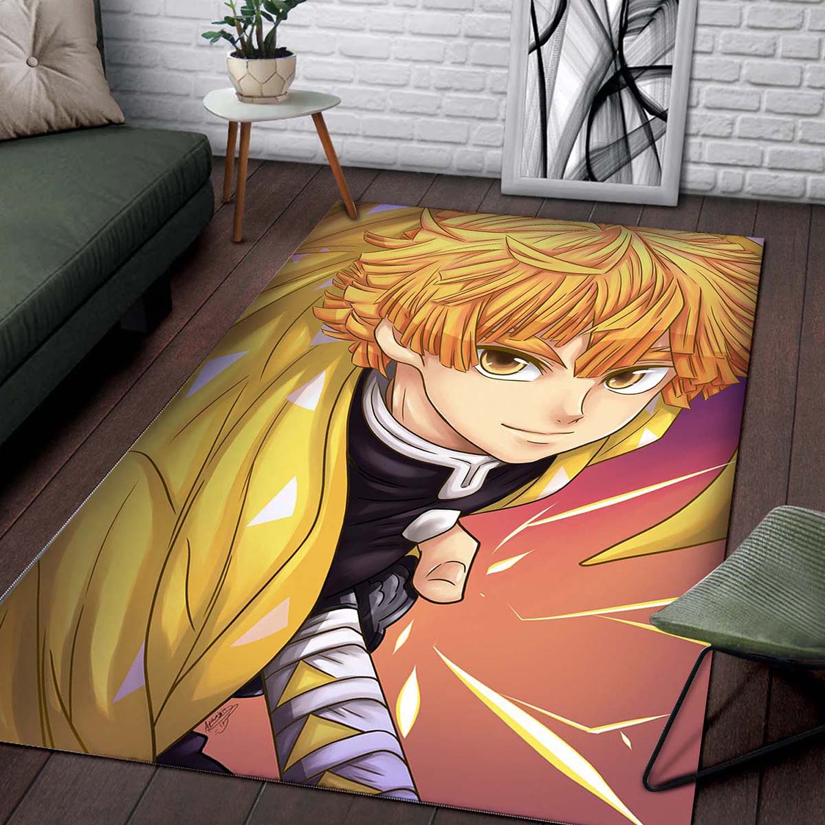 Tapis Lightning Zenitsu Agatsuma Demon Slayer 5 – Image 2