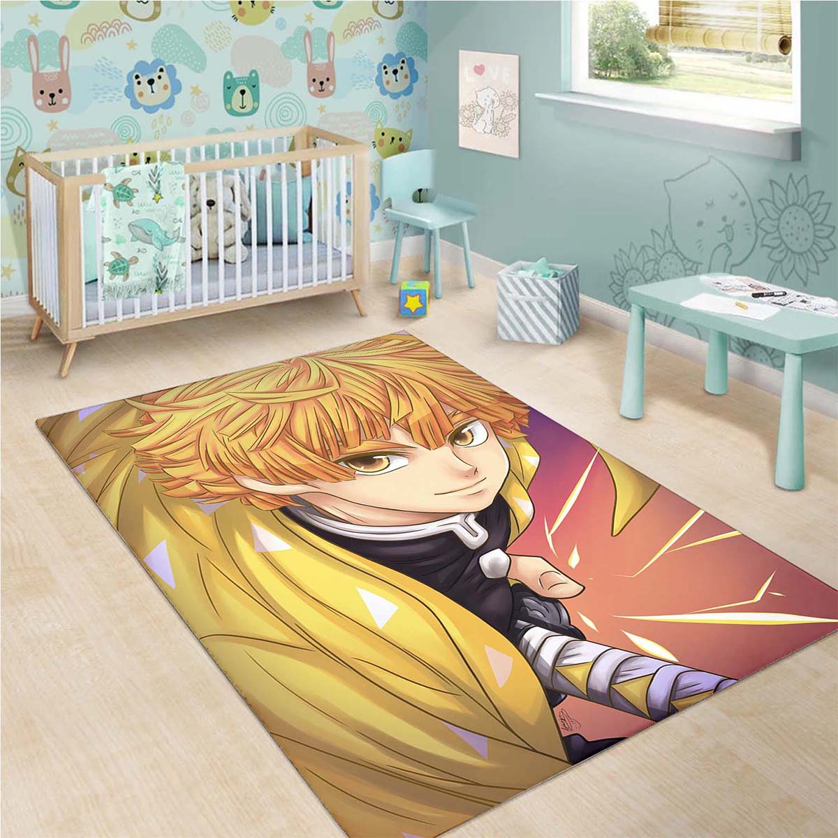 Tapis Lightning Zenitsu Agatsuma Demon Slayer 5 – Image 3