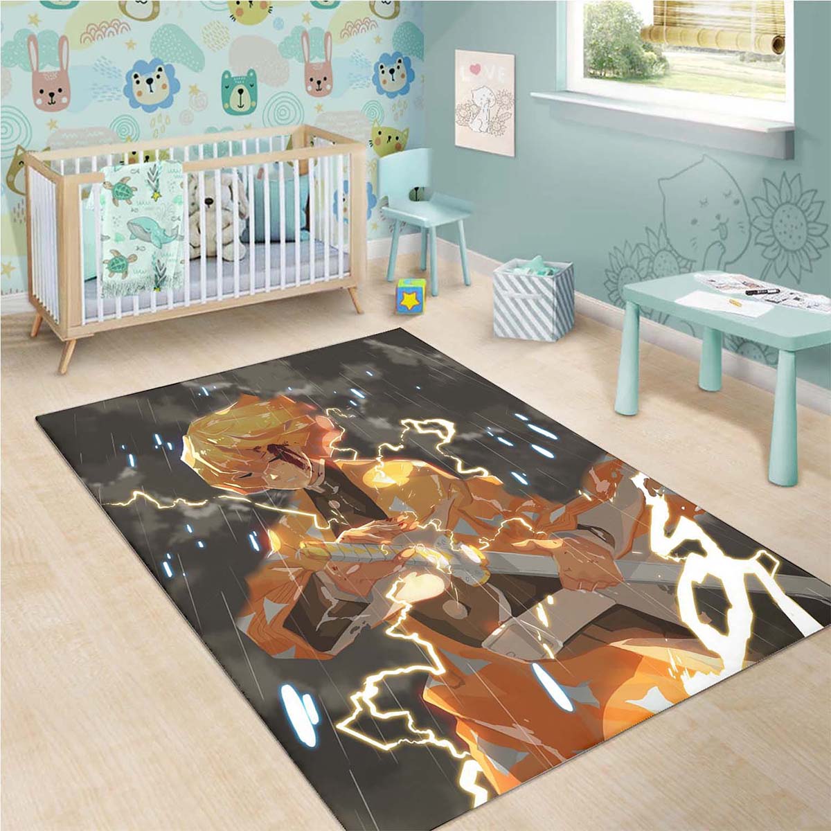 Tapis Lightning Zenitsu Agatsuma Demon Slayer 6 – Image 3