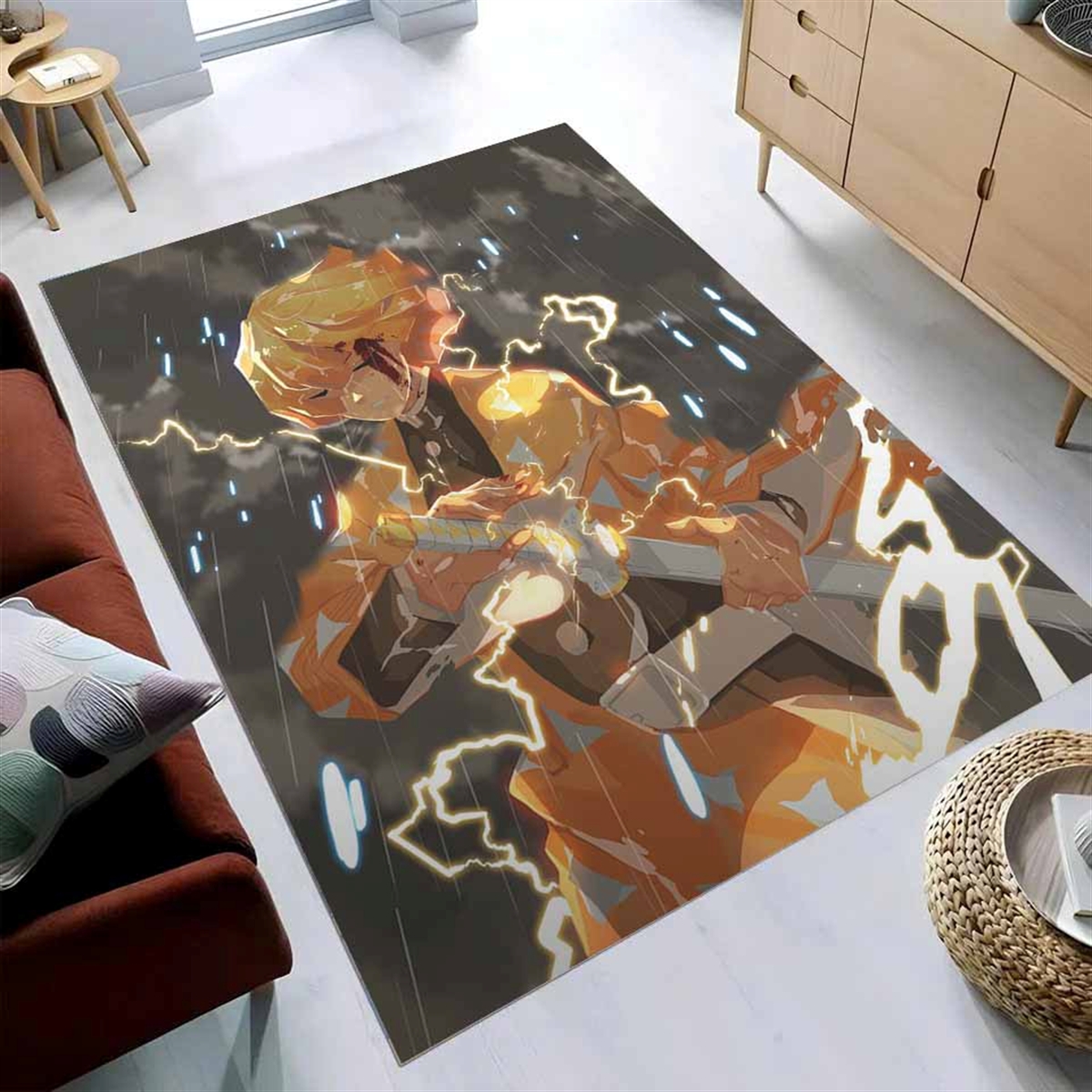 Tapis Lightning Zenitsu Agatsuma Demon Slayer 6