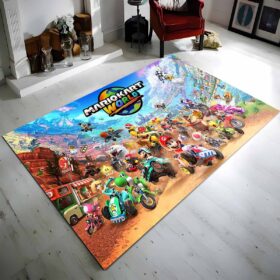 Tapis Mario Kart monde