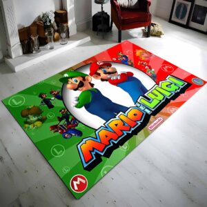 Tapis Mario et Luigi Super Mario 1