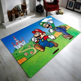 Tapis Mario et Luigi Super Mario 4