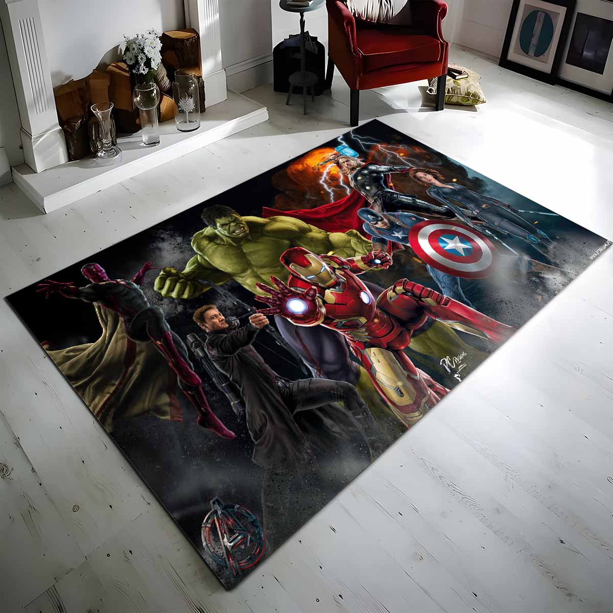 Tapis Marvel Avengers 1032