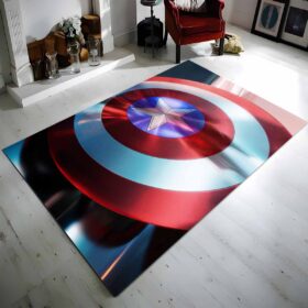 Tapis Marvel Legends Captain America bouclier