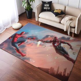 Tapis Marvel Spiderman Iron Man