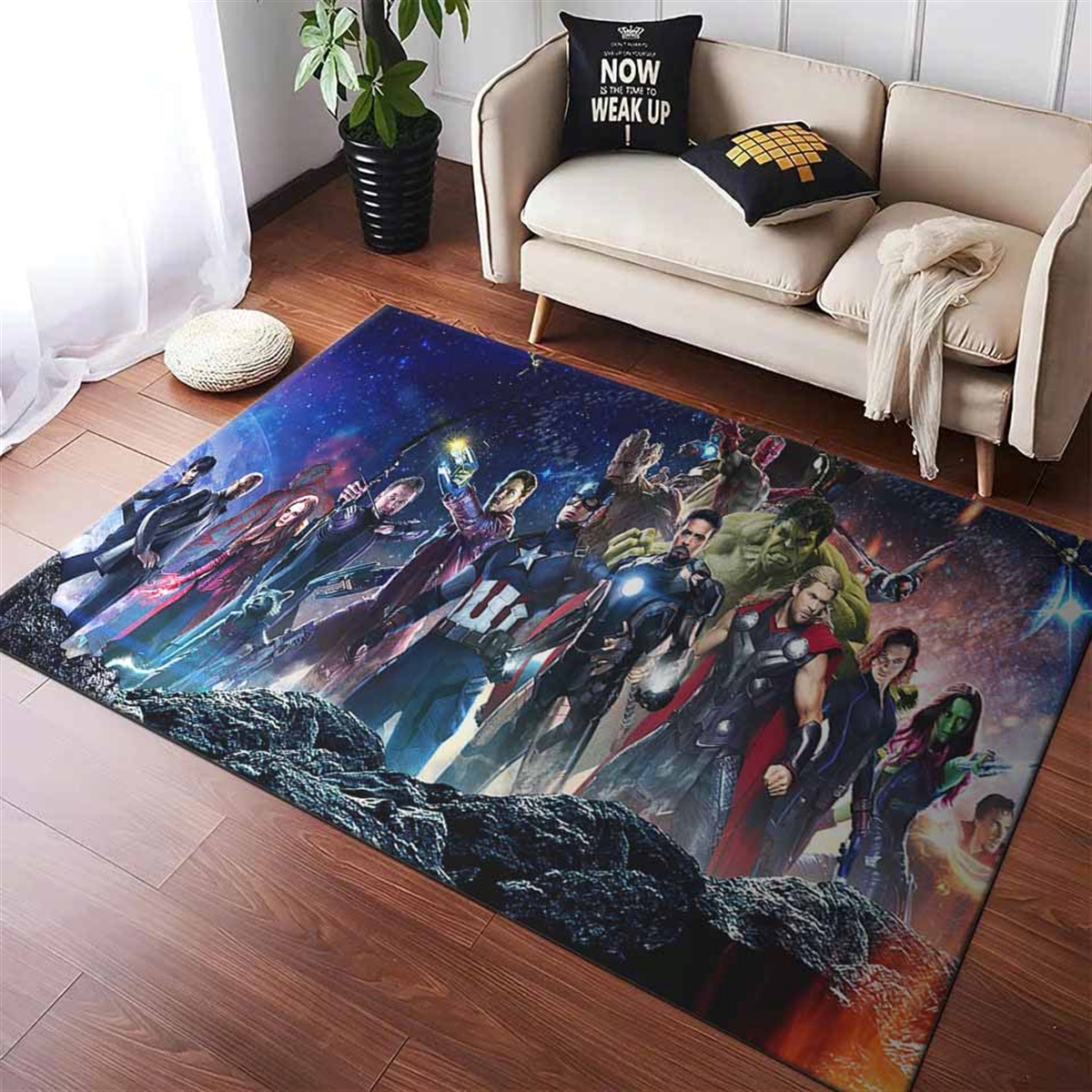 Tapis Marvel Superhero War Avengers Infinity War