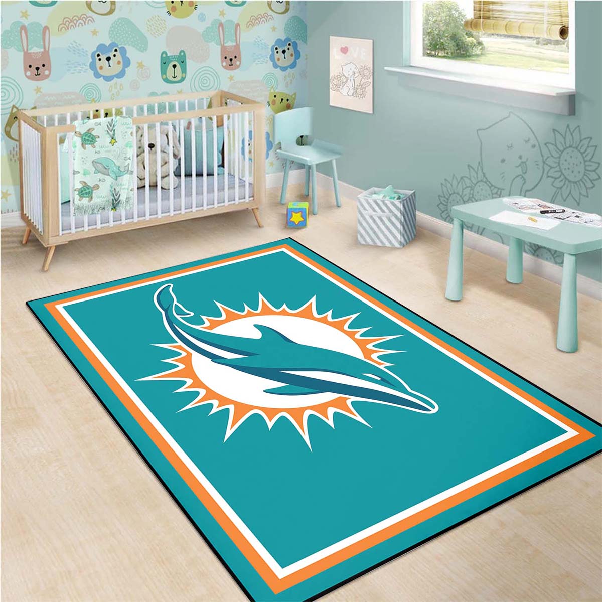 Tapis Miami Dolphins Football – Image 3