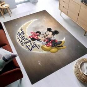 Tapis Mickey Mouse To The Moon Disney Bedroom
