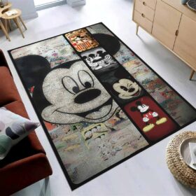 Tapis Mickey Mouse déco salon Disney Movie 1906