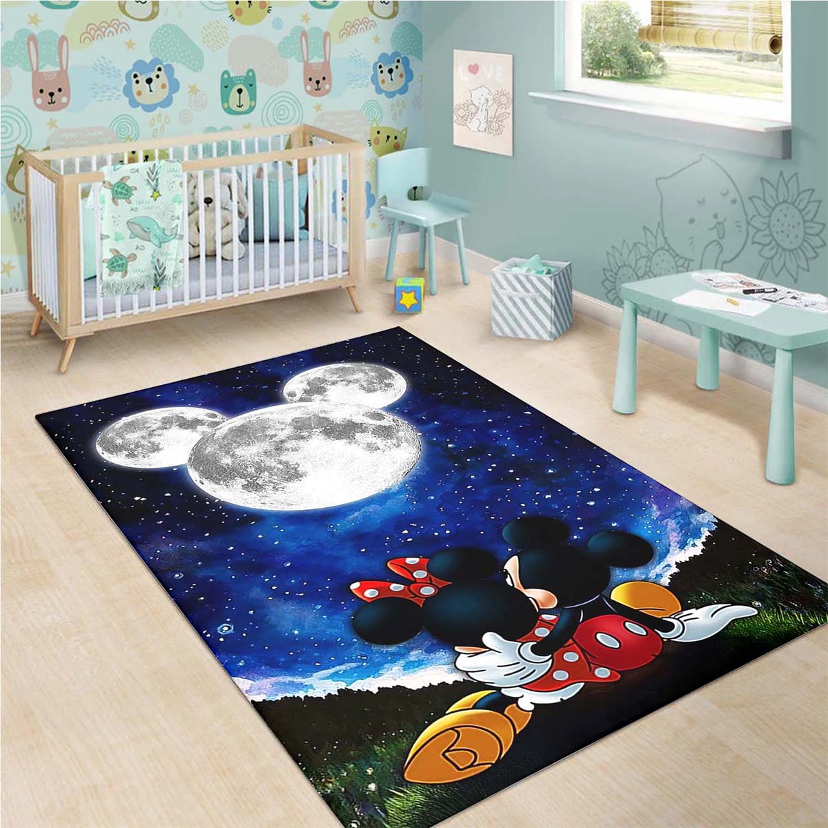 Tapis Mickey Mouse déco salon M30103 – Image 3