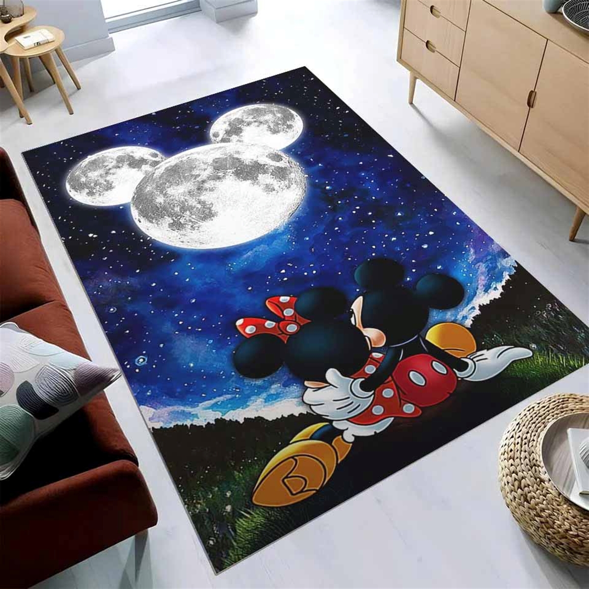 Tapis Mickey Mouse déco salon M30103