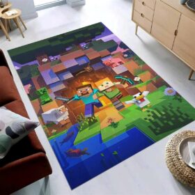 Tapis Minecraft tous personnages 04