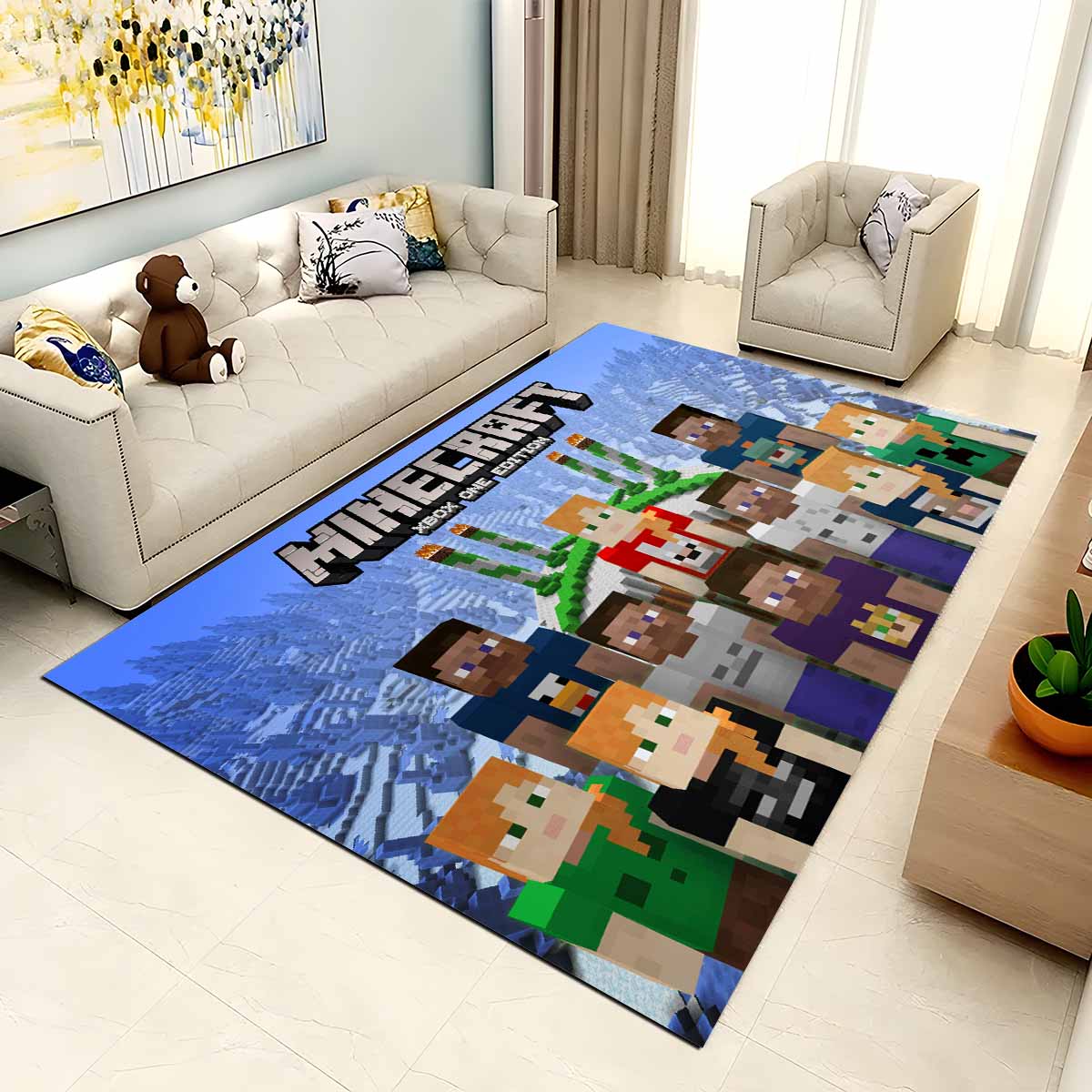 Tapis Minecraft tous personnages Freunde dans le jeu – Image 2