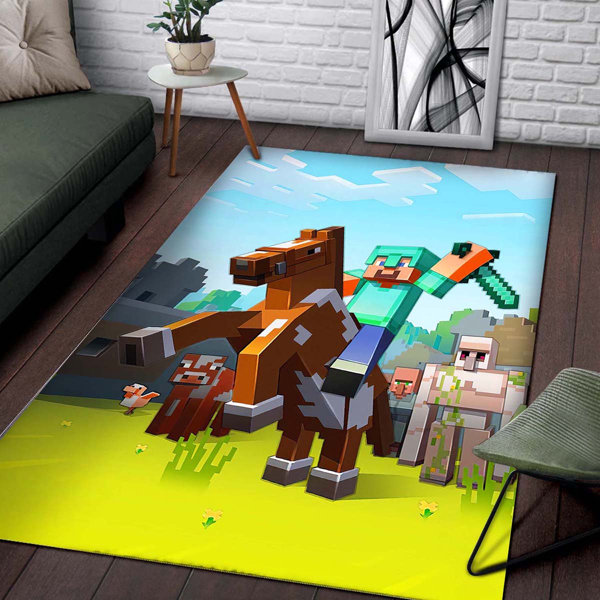 Tapis Minecraft Bedroom – Image 2
