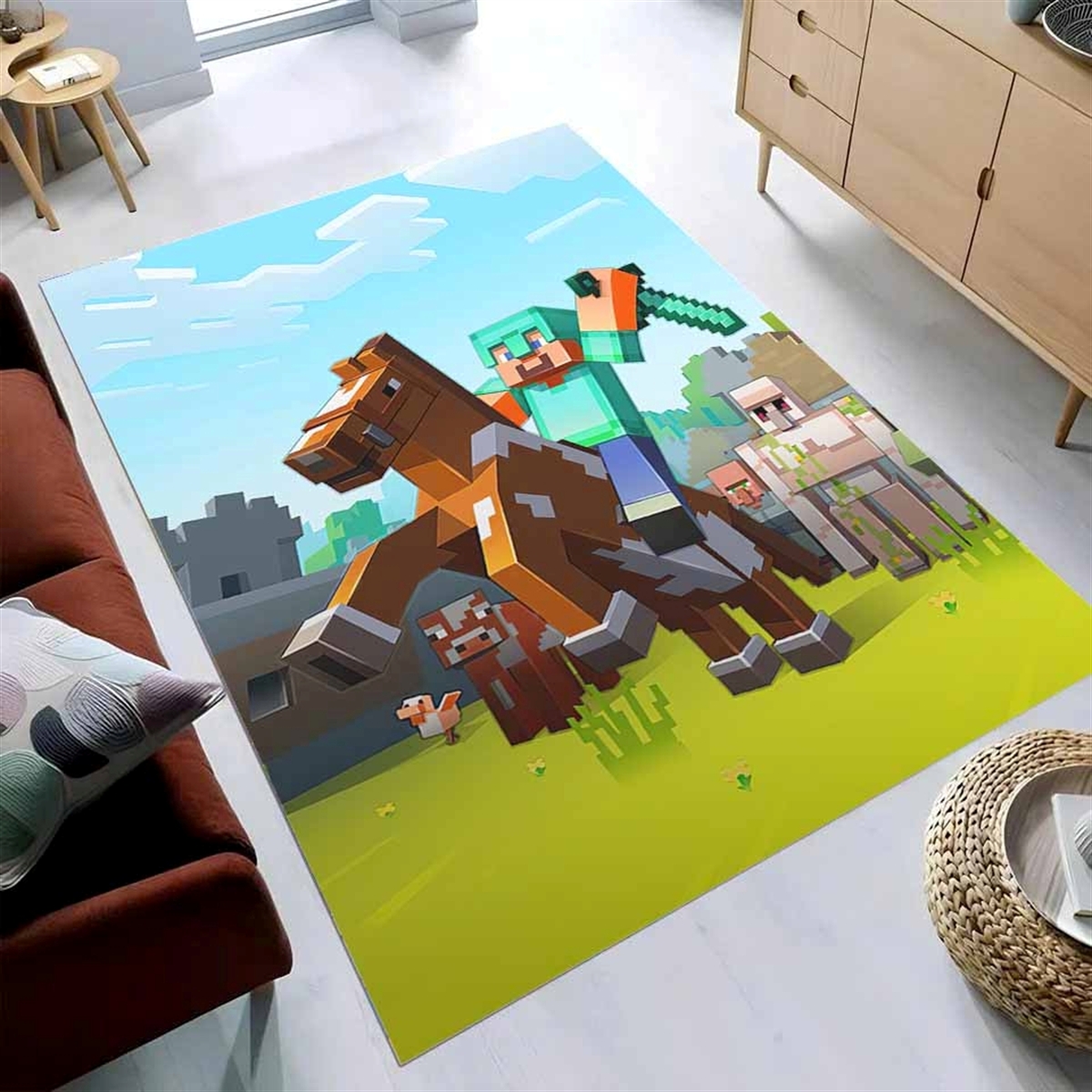 Tapis Minecraft Bedroom