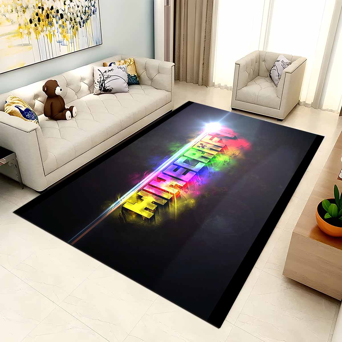 Tapis Minecraft coloré – Image 2