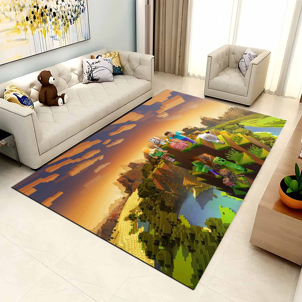 Tapis Minecraft personnages 1005 – Image 2