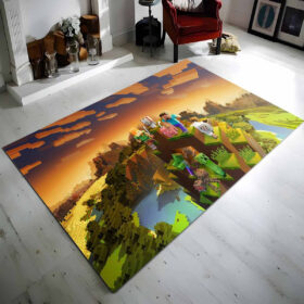 Tapis Minecraft personnages 1005
