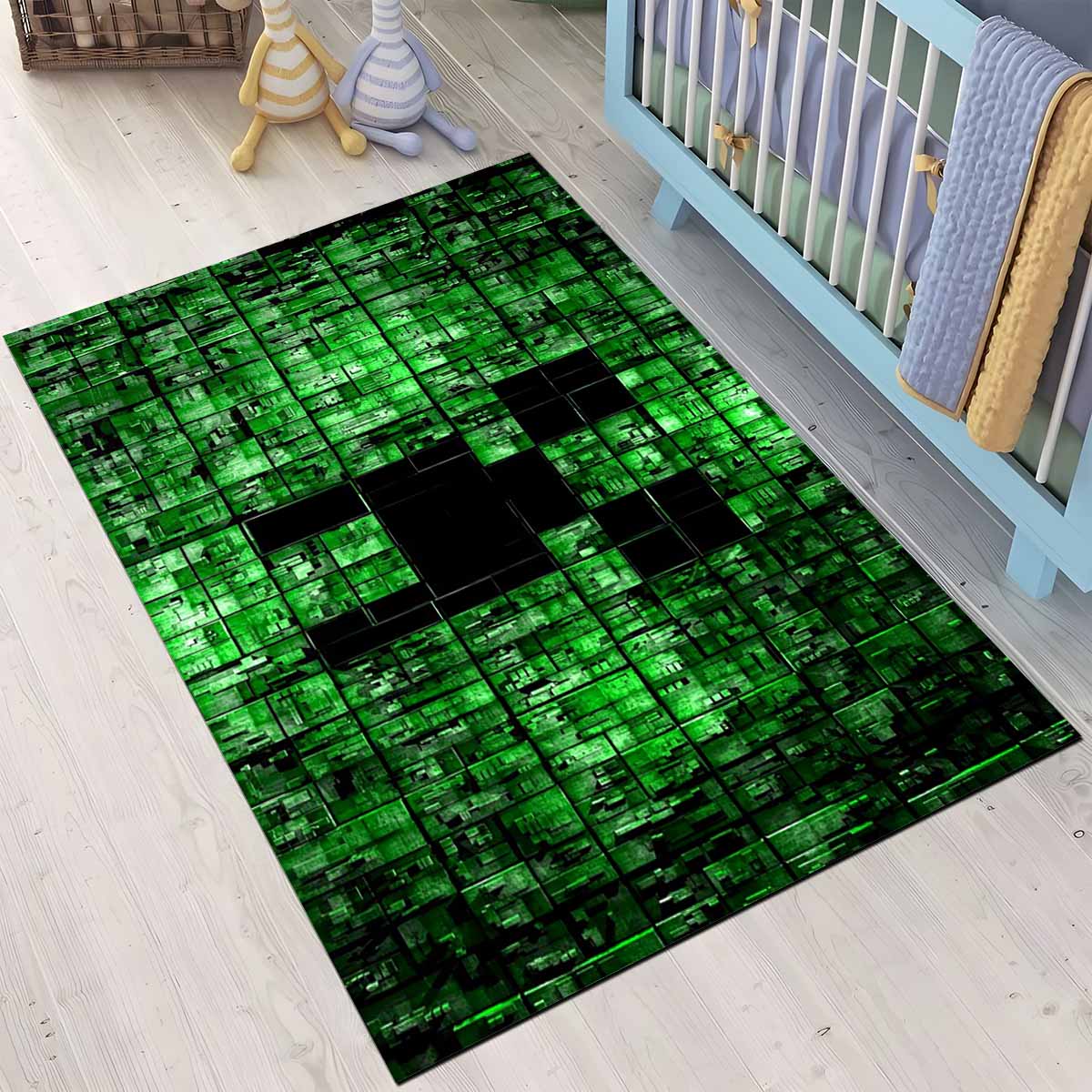 Tapis Minecraft Creeper visage 2 – Image 3