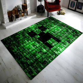 Tapis Minecraft Creeper visage 2