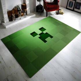 Tapis Minecraft Creeper visage