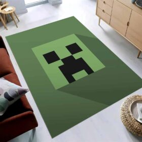 Tapis Minecraft Creeper Head