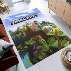 Tapis Minecraft De01 personnages