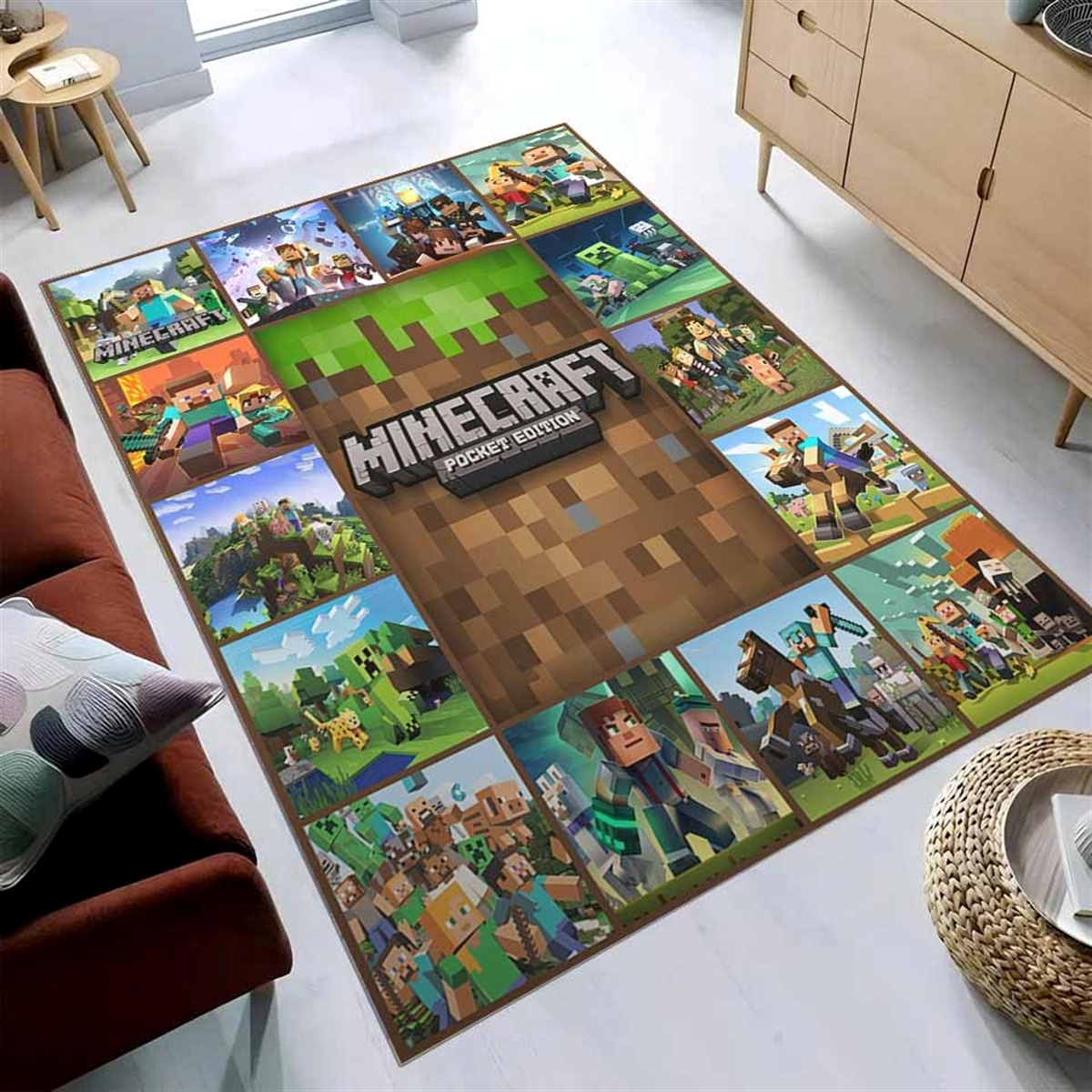 Tapis Minecraft Dekorationsideen