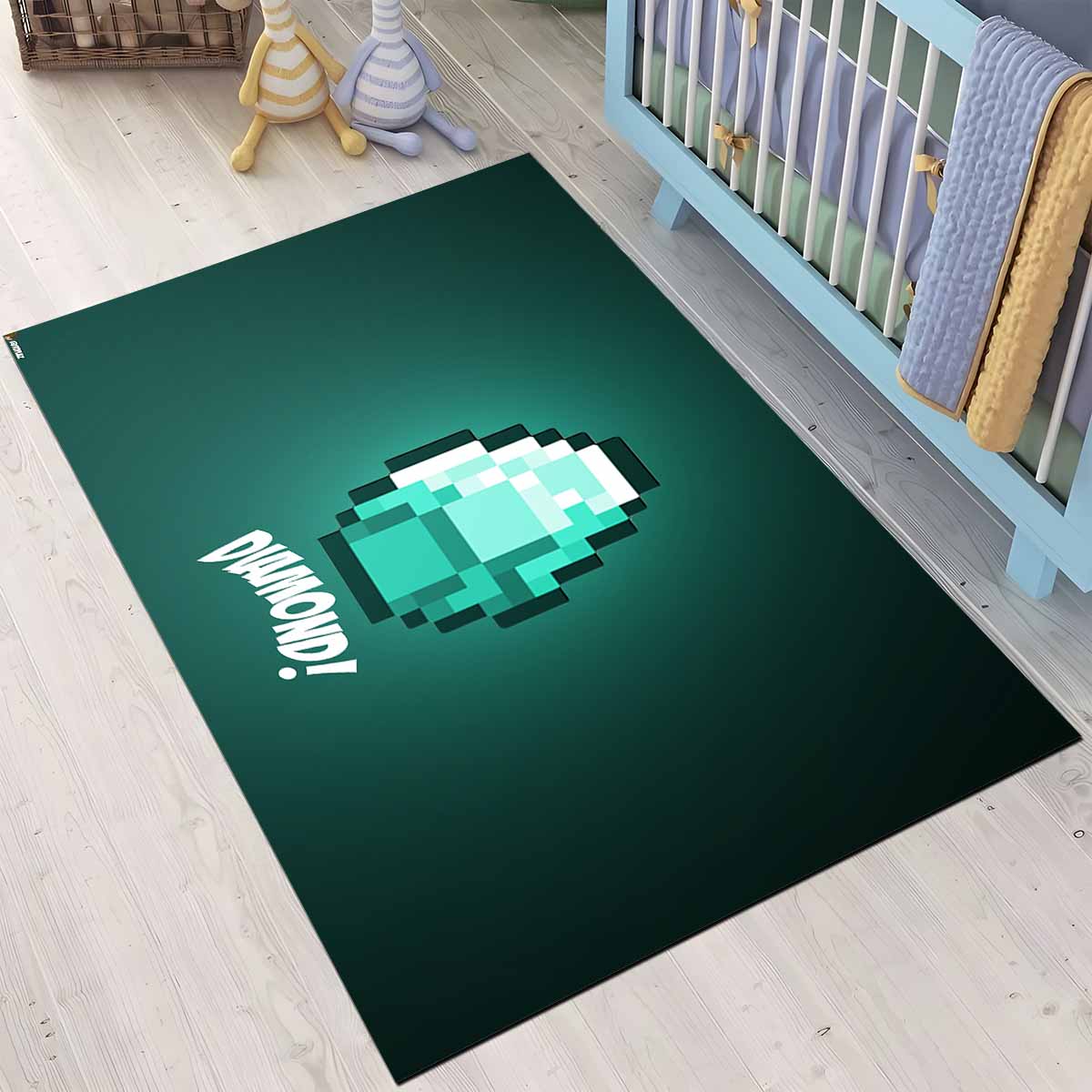 Tapis Minecraft Diamant 4 – Image 3