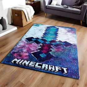 Tapis Minecraft épée en diamant art