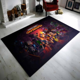 Tapis Minecraft Dungeons tous personnages