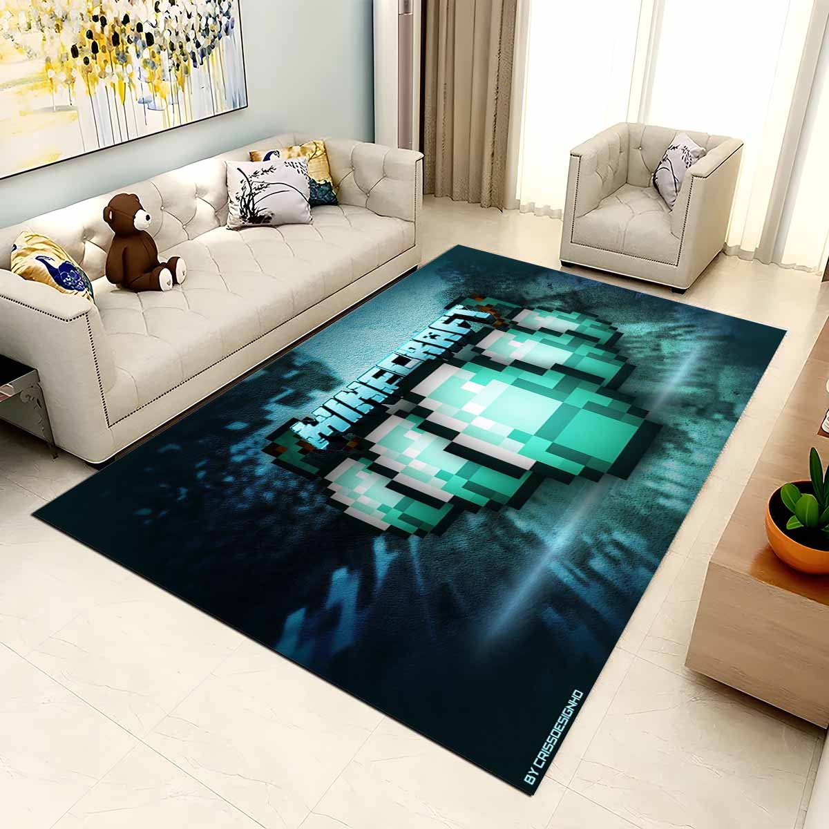 Tapis Minecraft œuf d'apparition – Image 2