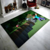 Tapis Minecraft Steve combat contre l'ennemi