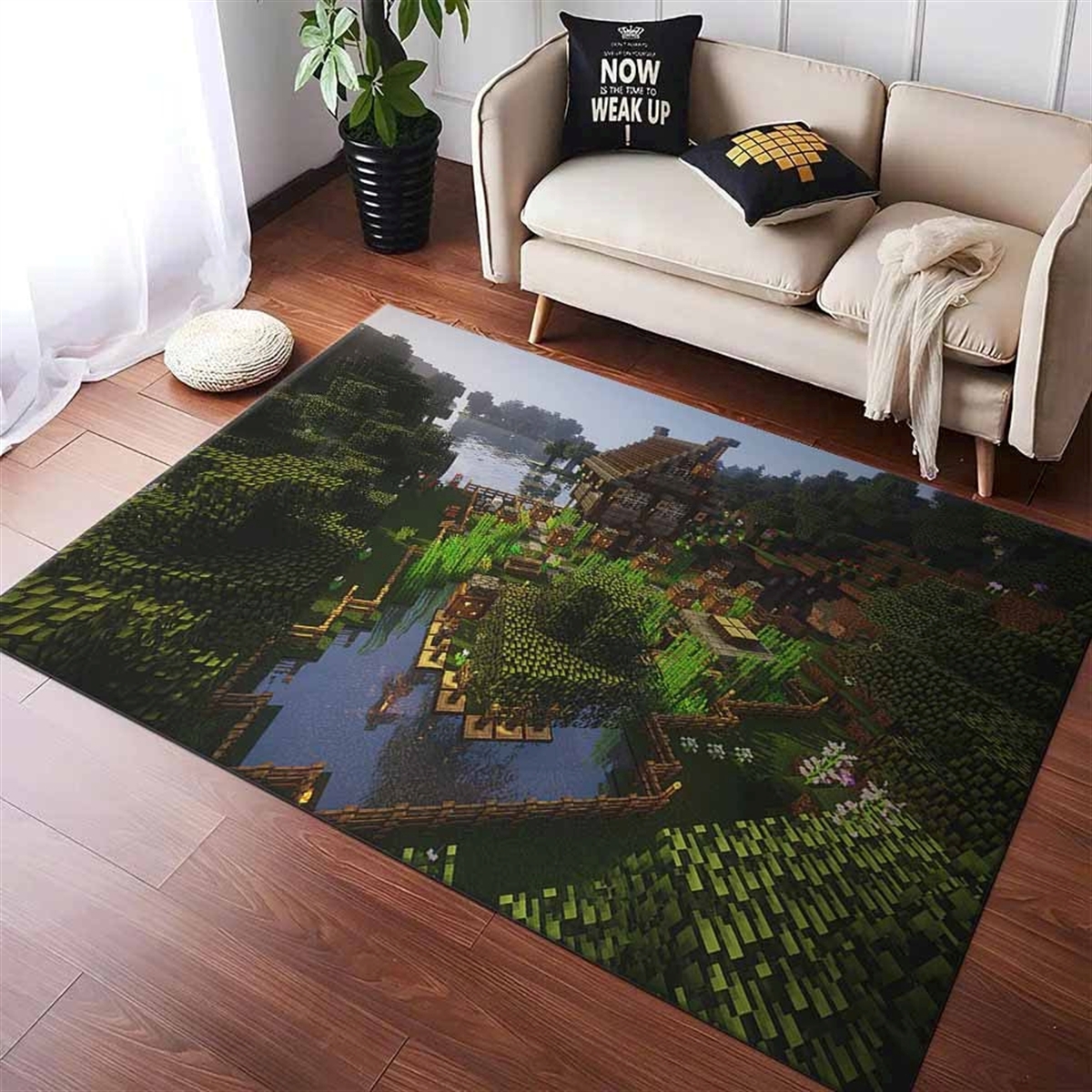 Tapis Minecraft Steve jeu Favorit 8