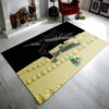 Tapis Minecraft Steve et Ender Dragon dans l'End