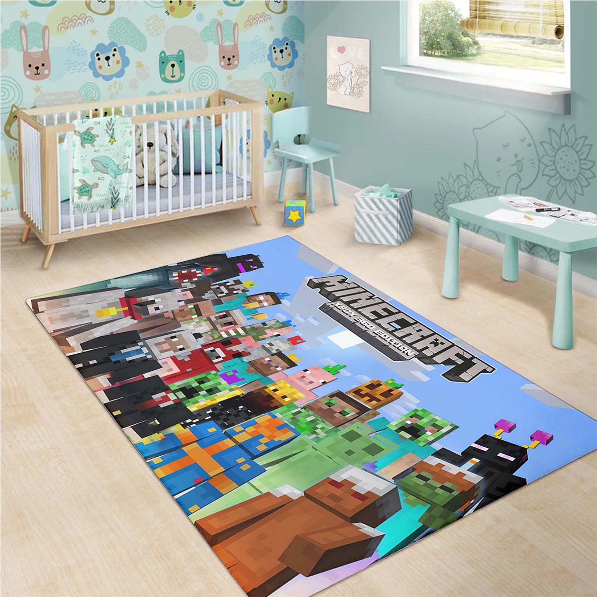 Tapis Minecraft Video Game déco salon 10116 – Image 3