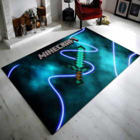 Tapis Minecraft arme épée Diamant 1001
