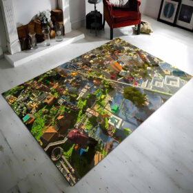 Tapis Minecraft monde 1